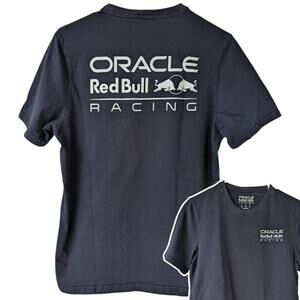 Castore Oracle Red Bull Racing F1 T-Shirt Medium Navy Formula 1 Motorsport Tee